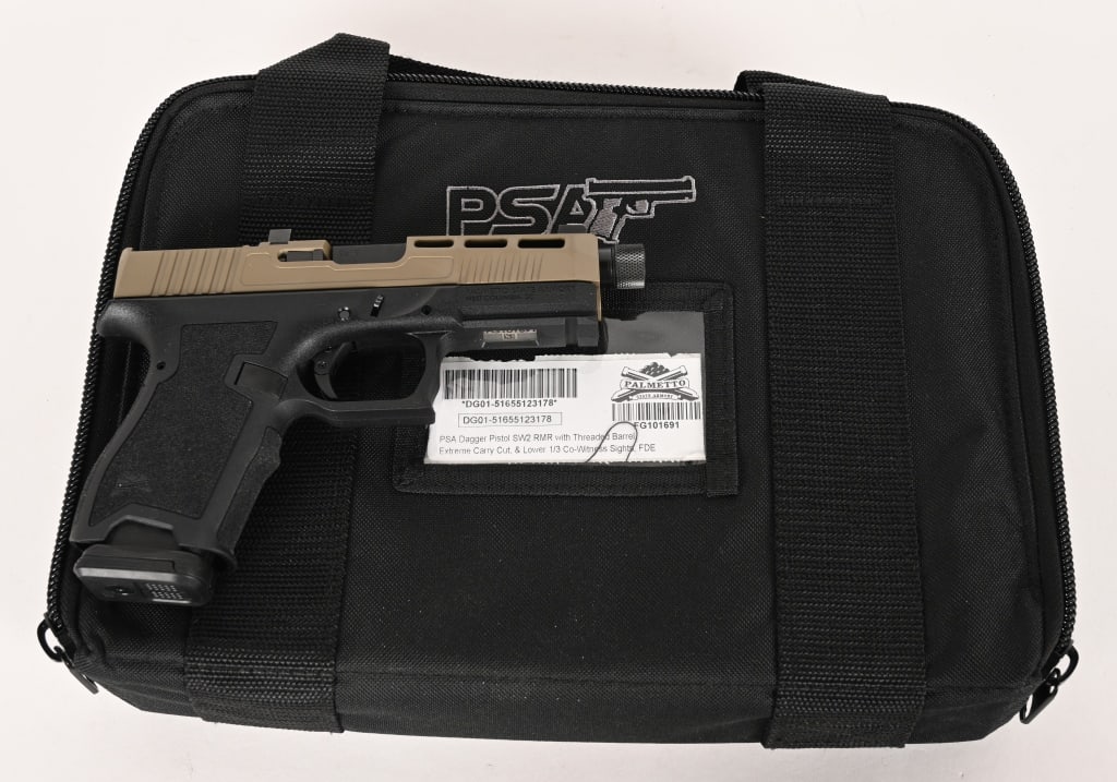 PSA DAGGER TWO TONE PISTOL W/CASE - 7