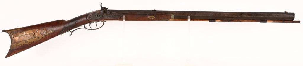 J.M. CASWELL JR HALF STOCK PERCUSSION RIFLE (1 of 12)