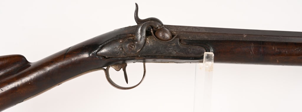 EARLY FLINTLOCK CONVERSION RIFLE, D. CHERIX - 3