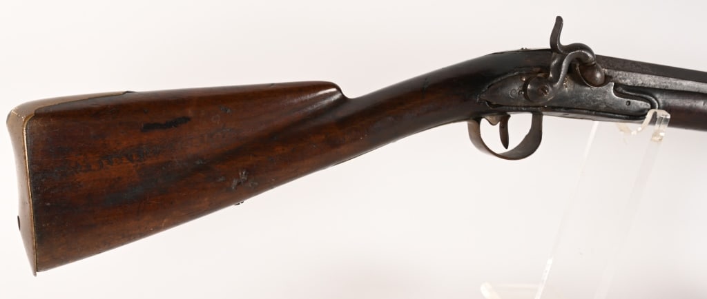 EARLY FLINTLOCK CONVERSION RIFLE, D. CHERIX - 4