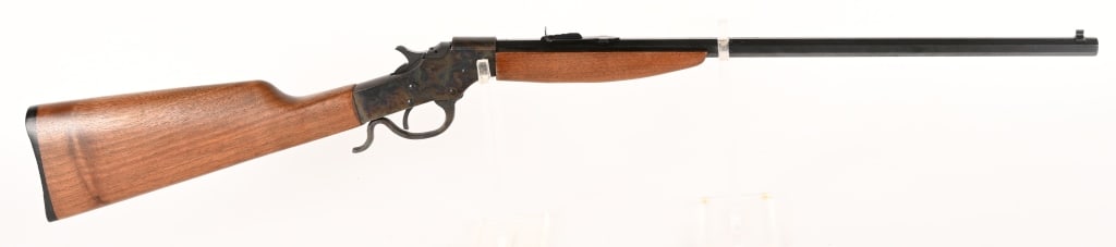 SAVAGE MODEL 72 LEVER ACTION RIFLE .22 CAL: SERIAL NUMBER: 6941593. BARREL: 22". CALIBER: .22 S-L-LR. The Savage Model 72 is a classic, single-shot, lever-activated falling-block rifle, popular as a youth or beginner firearm, chambered in .22 S