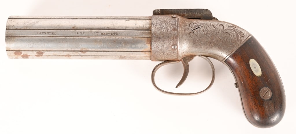 ALLEN & THURBER PEPPERBOX PERCUSSION PISTOL (1 of 4)