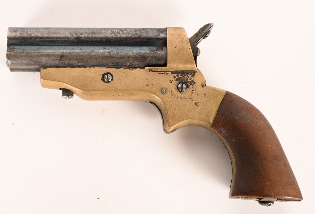 SHARPS MODEL 2A FOUR BARREL PISTOL (1 of 5)