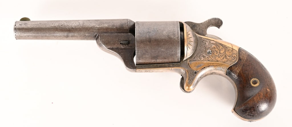 NATIONAL ARMS CO, MOORE TEAT FIRE REVOLVER (1 of 4)