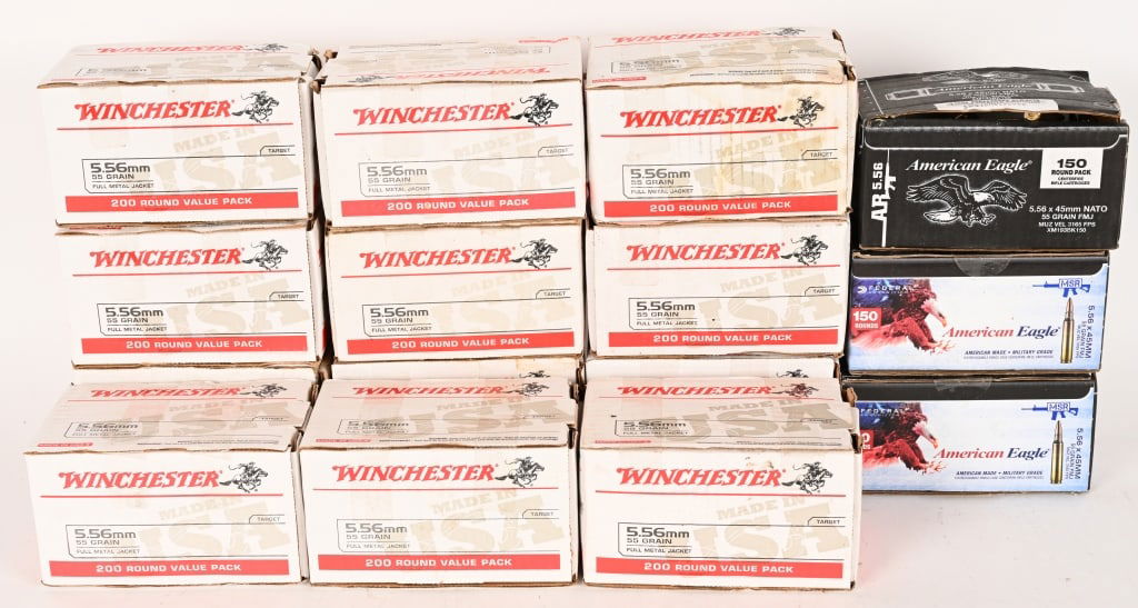 LOT OF 2850 ROUNDS OF 5.56X45 RIFLE AMMUNITION (1 of 3)
