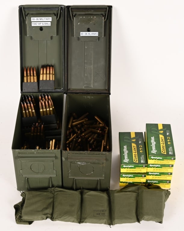 500 ROUNDS OF 3006 BALL ADN 35 REM RIFLE AMMO (1 of 3)