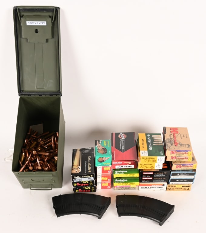 LOT OF RIFLE AND PISTOL AMMUNITION (1 of 4)