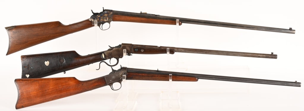 LOT OF THREE RIFLE PLINKERS IN 32 AND 22 CAL (1 of 8)