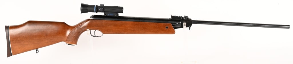 FEINWERKBAU SPORT 124 MODEL AIR RIFLE: SERIAL NUMBER: 54566. BARREL: 1". CALIBER; .177. The Feinwerkbau Sport 124 is a highly regarded, classic break-barrel spring-piston air rifle from the 1970s/80s, known for exceptional accuracy, build