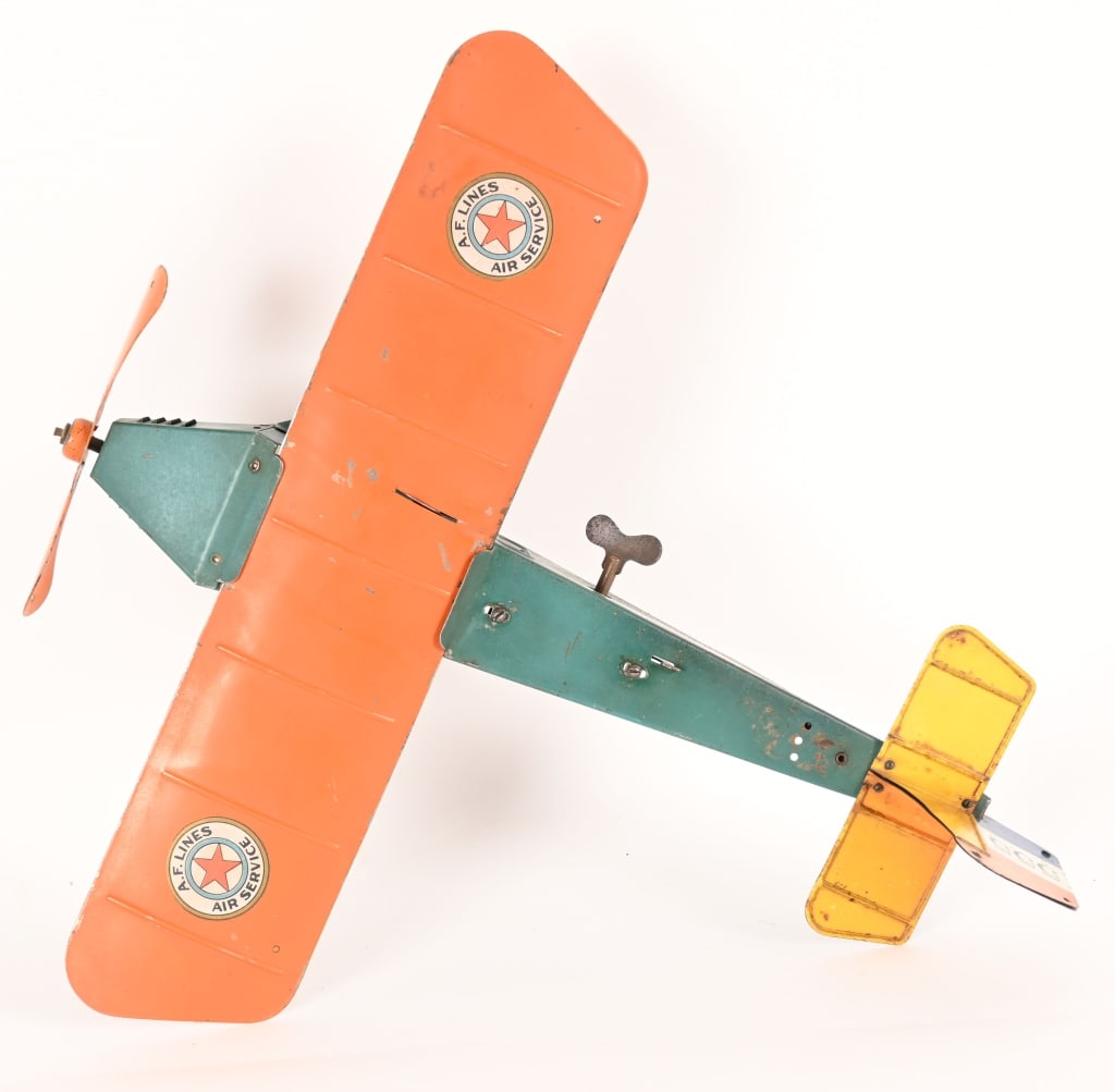 AMERICAN FLYER CLOCKWORK AIR SERVICE AIRPLANE (1 of 7)