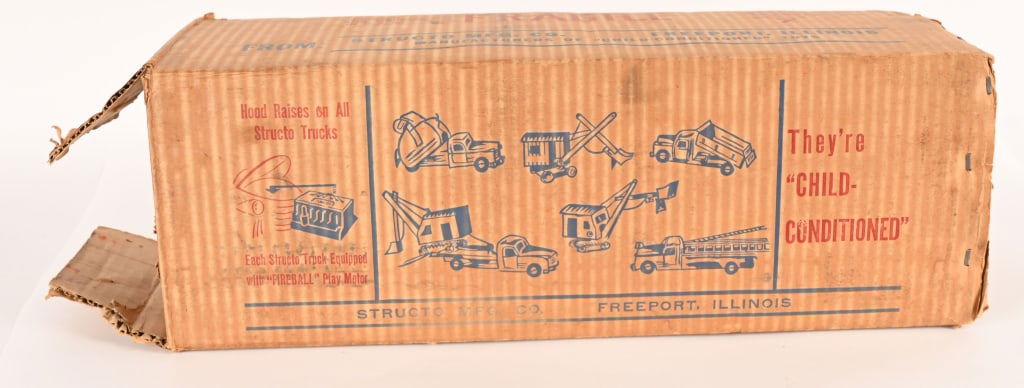 STRUCTO GARBAGE TRUCK w/ BOX - 7