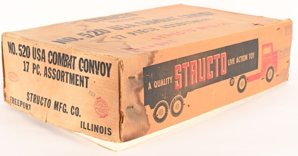 STRUCTO #520 USA COMBAT CONVOY w/ BOX - 7