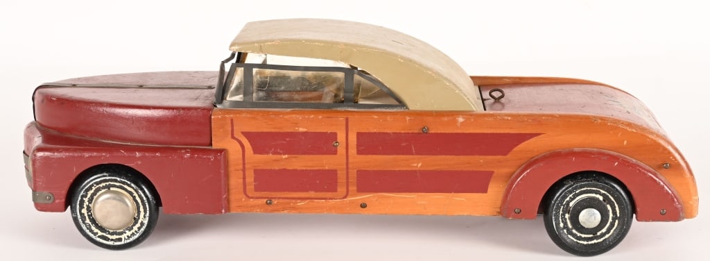 BUDDY L WOODEN TOWN & COUNTRY CONVERTIBLE (1 of 6)