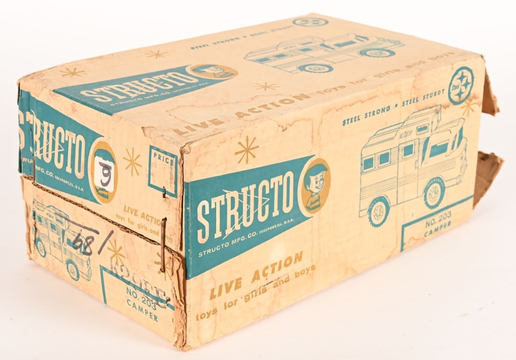 STRUCTO #203 CAMPER w/ BOX - 6