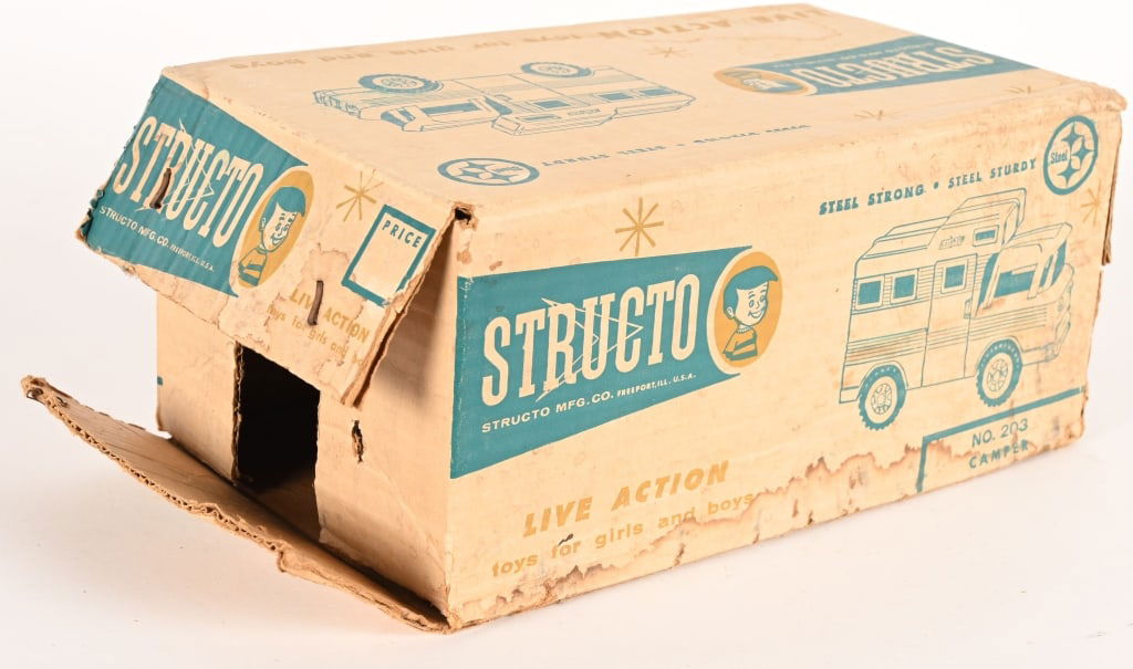 STRUCTO #203 CAMPER w/ BOX - 7