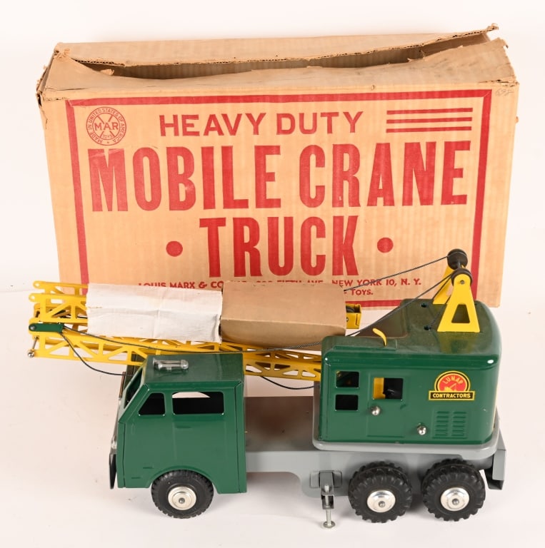 MARX MOBILE CRANE TRUCK w/ BOX (1 of 6)