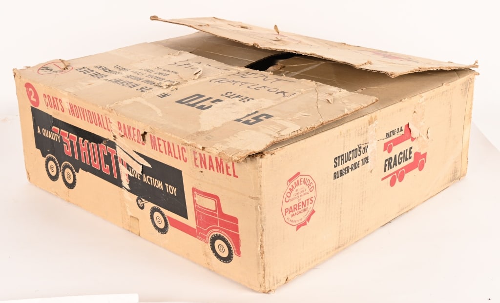 STRUCTO #326 HIGHWAY BUILDERS SET w/ BOX - 10