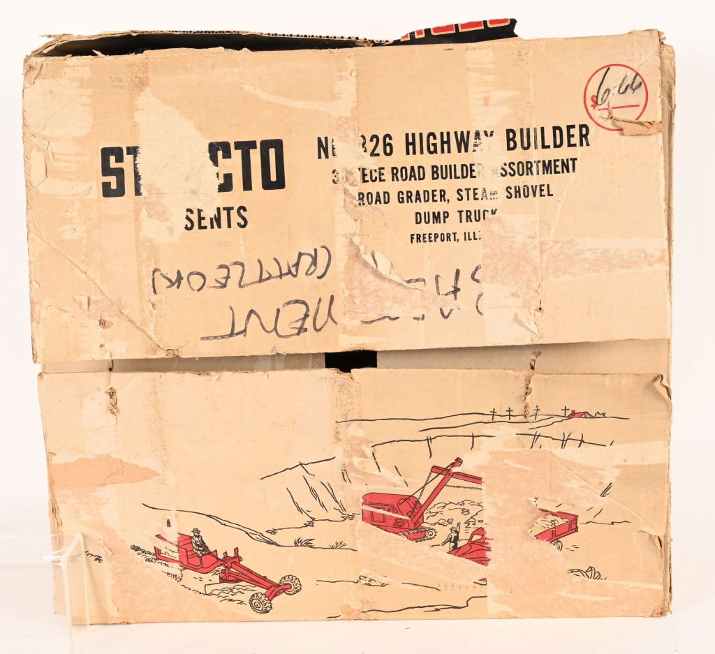 STRUCTO #326 HIGHWAY BUILDERS SET w/ BOX - 8