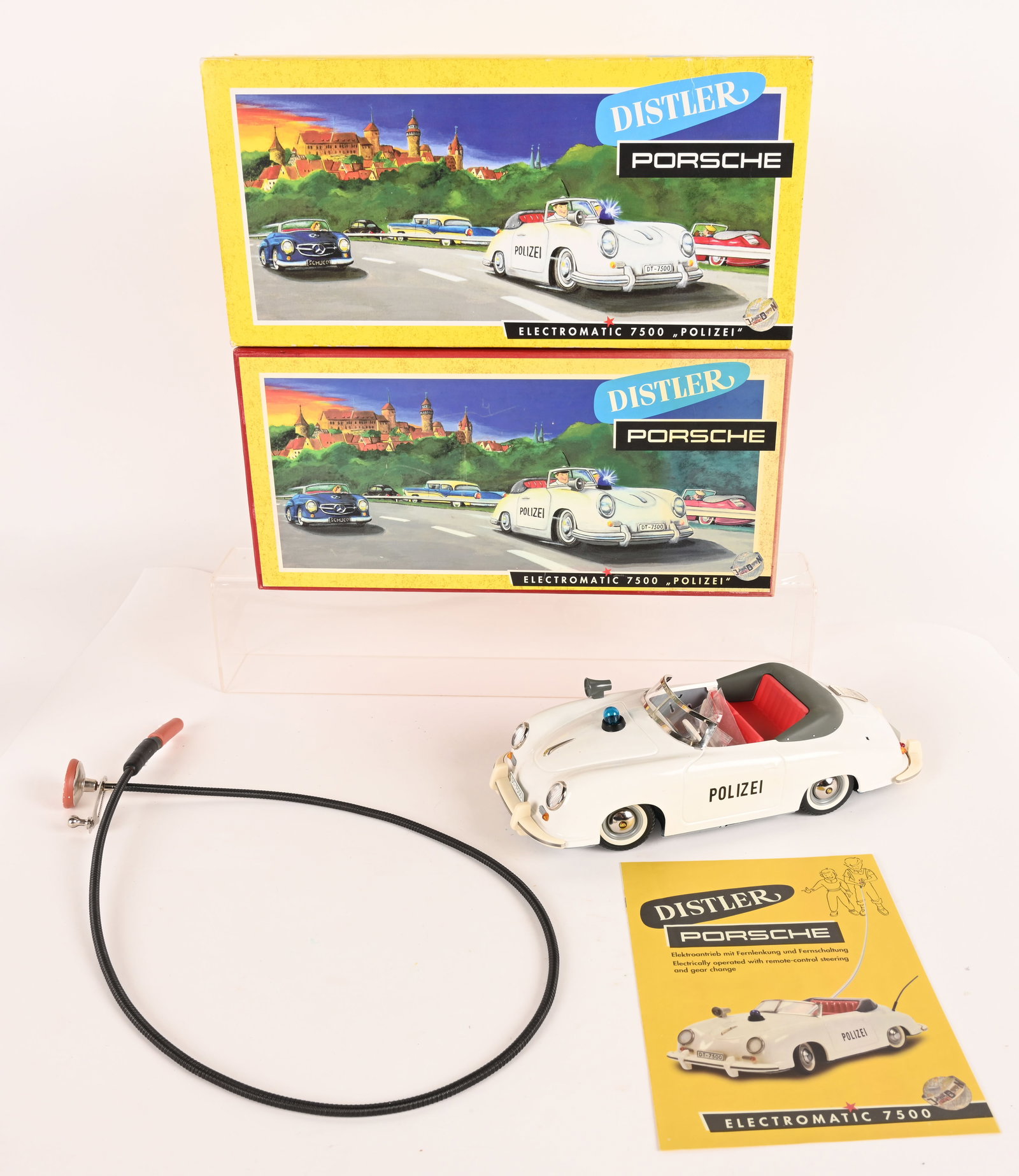 SCHUCO DISTLER PORSCHE ELECTROMATIC POLIZIE w/BOX (1 of 17)