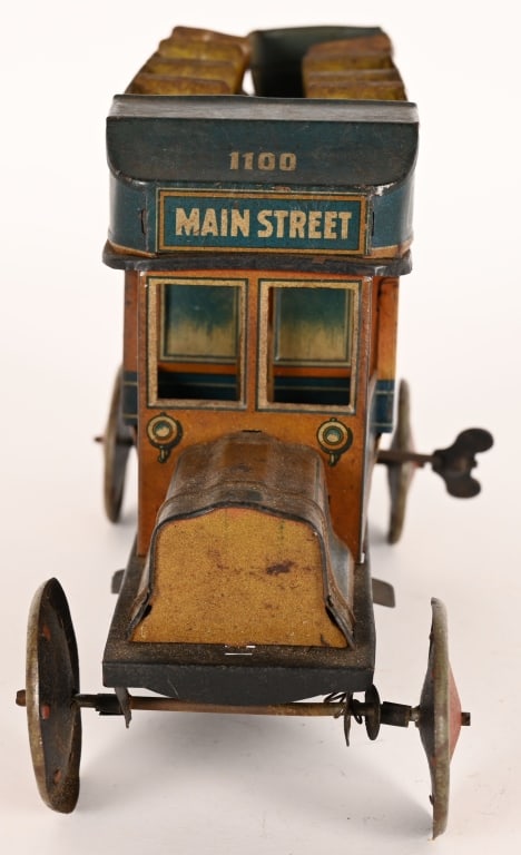 NIFTY TIN WINDUP DOUBLE DECKER BUS - 2