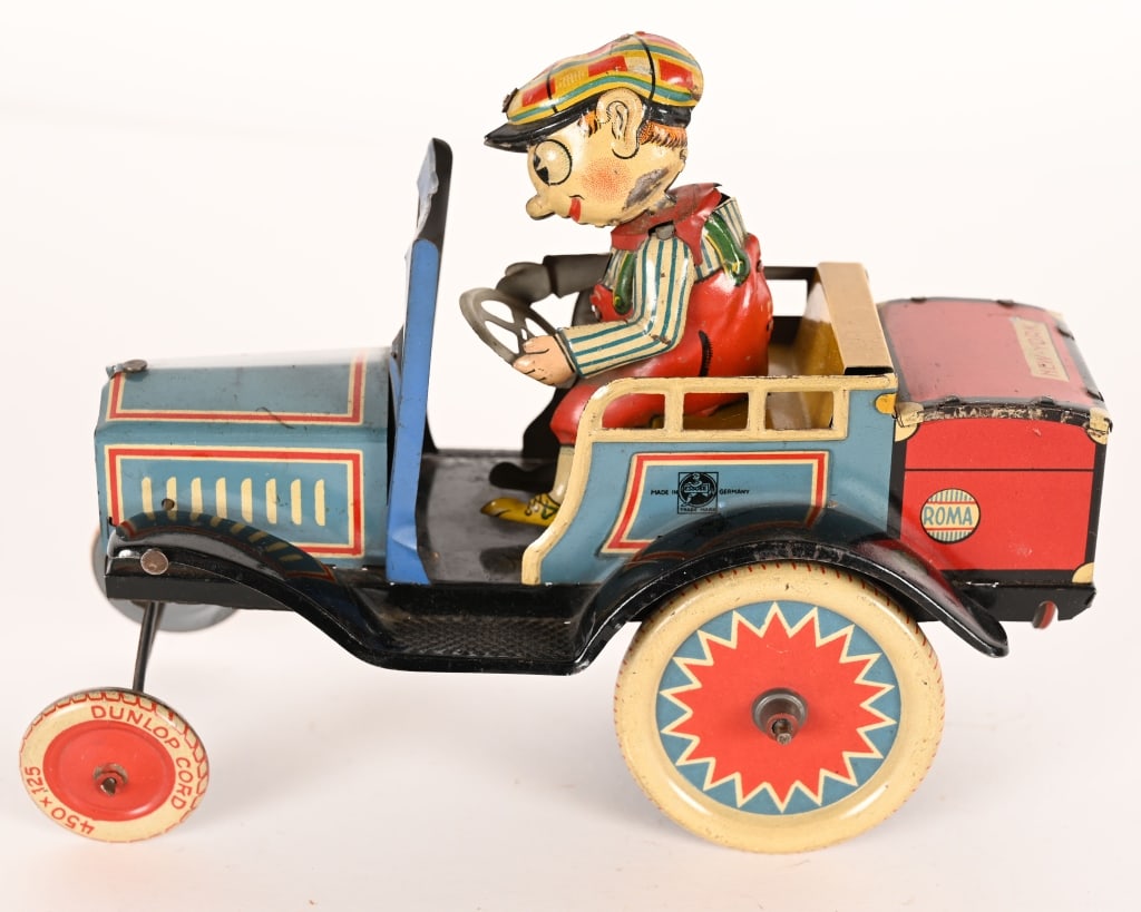 ESSDEE TIN WINDUP CRAZY CAR - 3