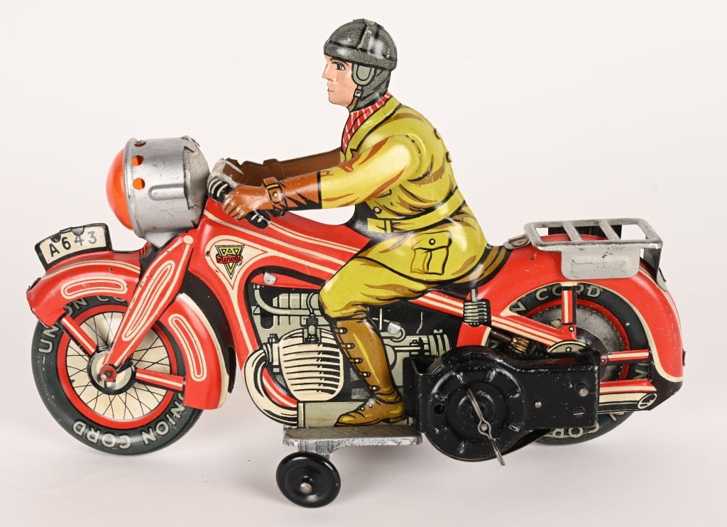ARNOLD TIN WINDUP CIVILIAN MOTORCYCLE A643 (1 of 5)