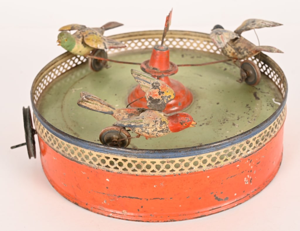 GERMAN FLAPPING BIRD GO-ROUND STEAM ACCESSORY (1 of 5)