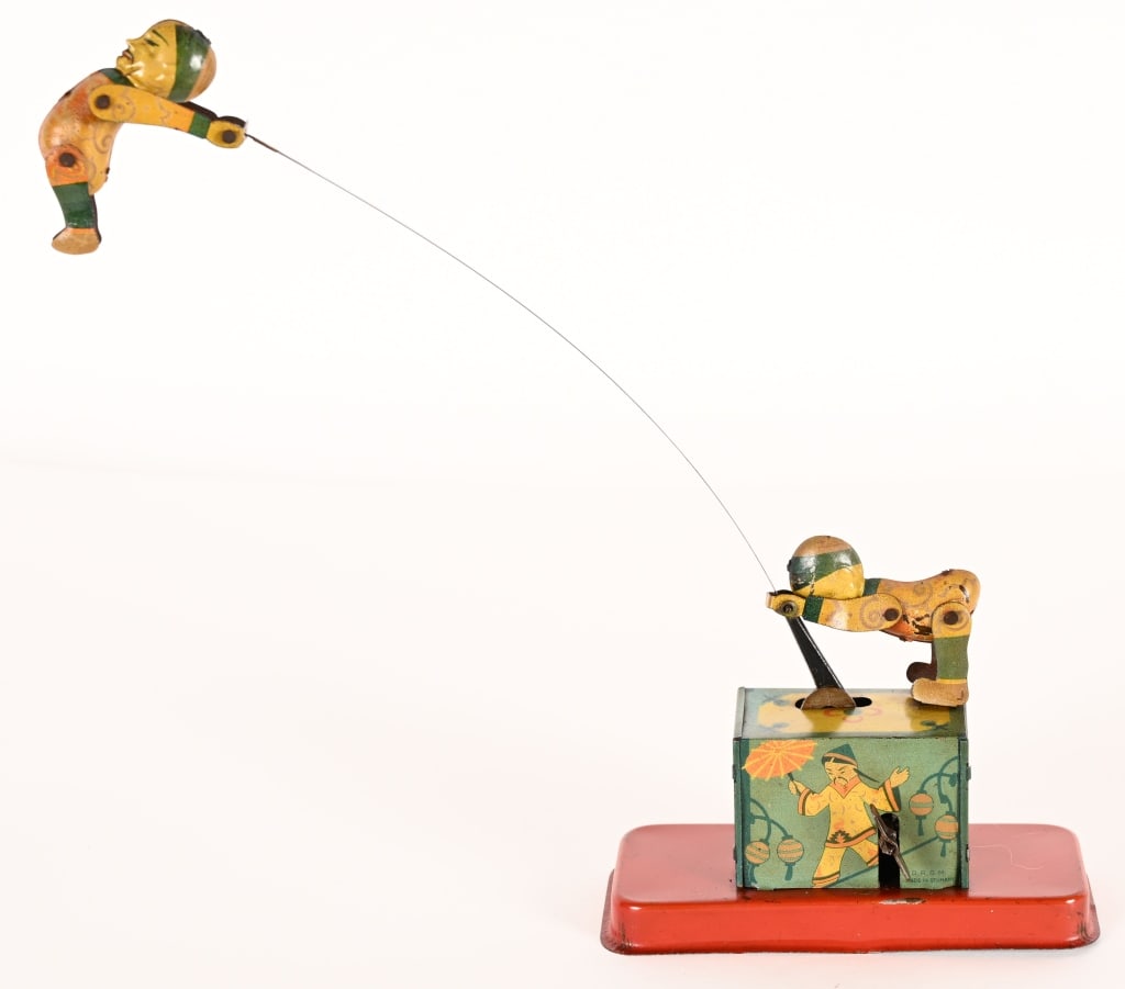 GERMAN CKO TIN WINDUP CHINESE ACROBATS (1 of 7)