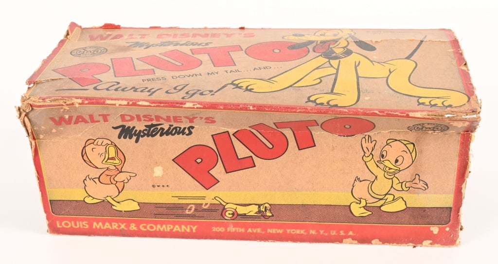 MARX TIN WINDUP MYSTERIOUS PLUTO w/ BOX - 5