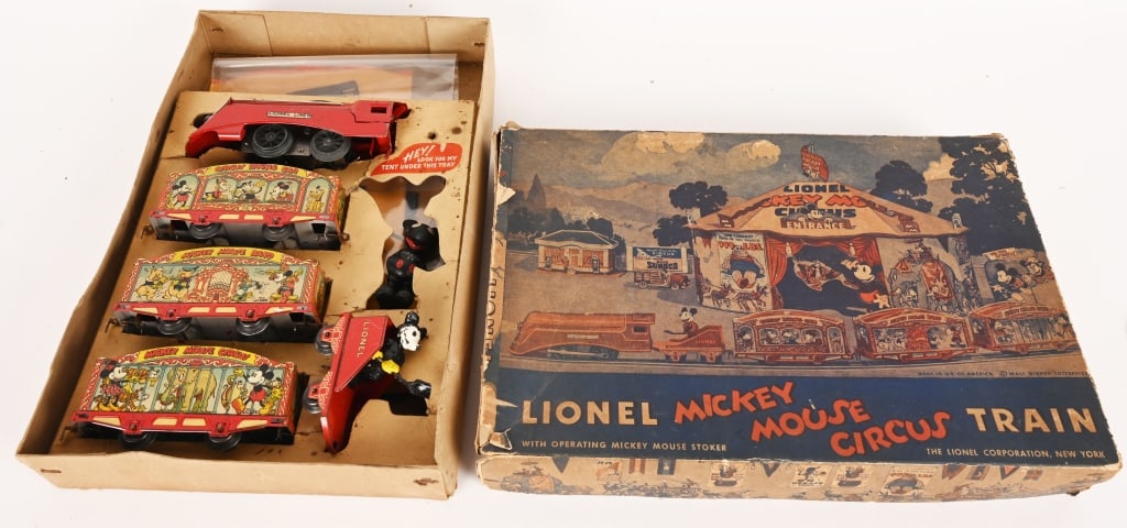 LIONEL MICKEY MOUSE CIRCUS TRAIN w/ BOX (1 of 20)