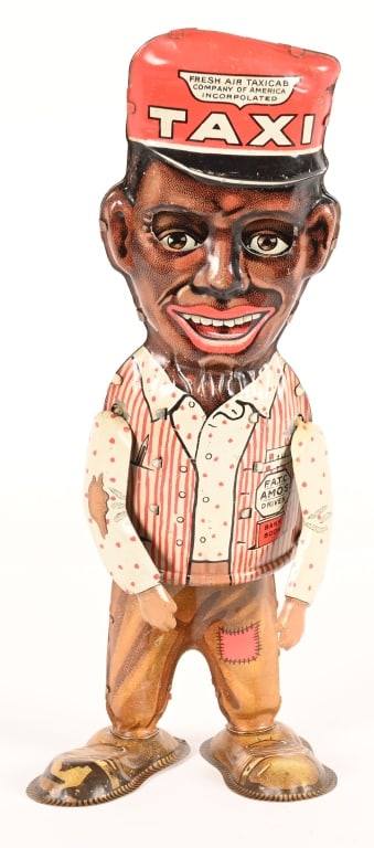 MARX TIN WINDUP AMOS WALKER w/ MOVING EYES (1 of 4)