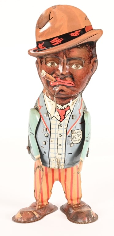 MARX TIN WINDUP ANDY WALKER w/ MOVING EYES (1 of 4)