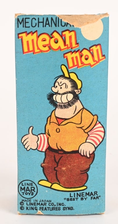 LINEMAR WINDUP MECHANICAL MEAN MAN "NODDER" w/BOX - 10