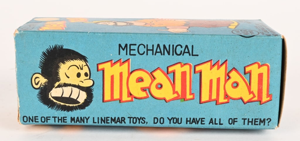 LINEMAR WINDUP MECHANICAL MEAN MAN "NODDER" w/BOX - 11