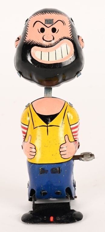 LINEMAR WINDUP MECHANICAL MEAN MAN "NODDER" w/BOX - 2