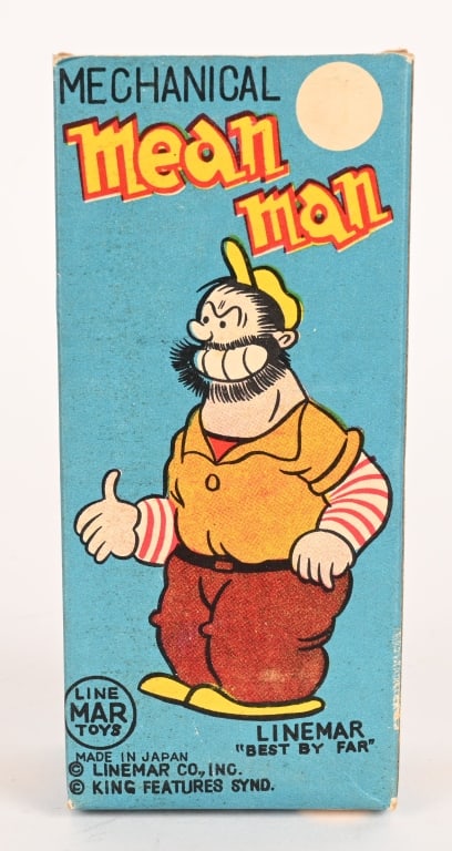 LINEMAR WINDUP MECHANICAL MEAN MAN "NODDER" w/BOX - 8