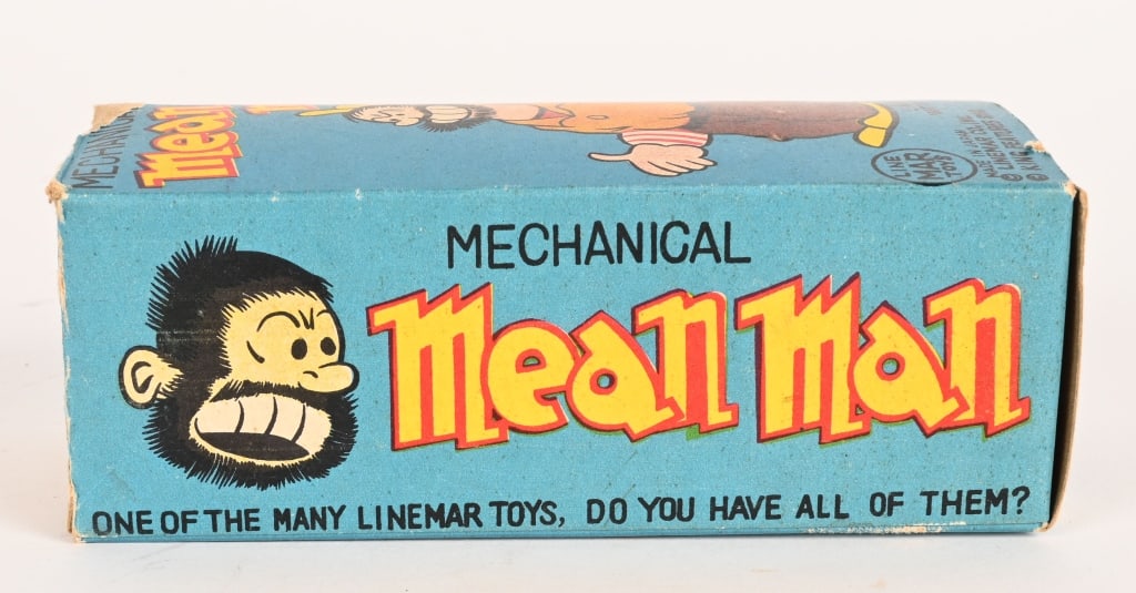 LINEMAR WINDUP MECHANICAL MEAN MAN "NODDER" w/BOX - 9