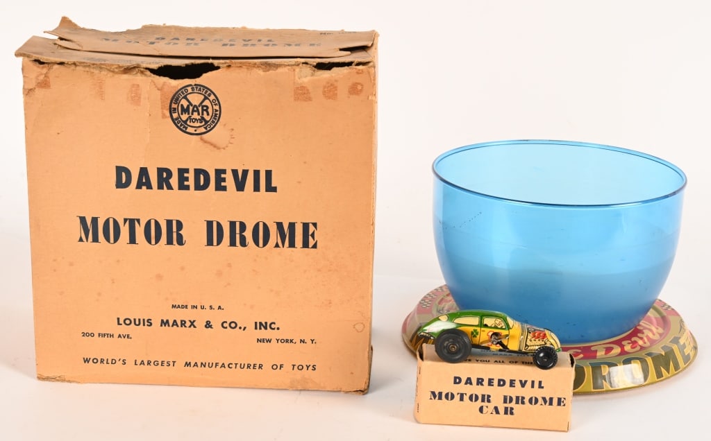 MARX MOTOR DROME w/ BOX (1 of 6)