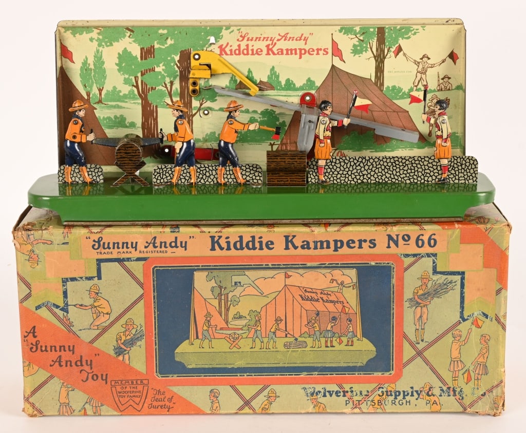 WOLVERINE SUNNY ANDY KIDDIE CAMPERS #66 w/ BOX (1 of 6)