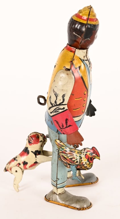 MARX TIN WINDUP CHICKEN SNATCHER - 4