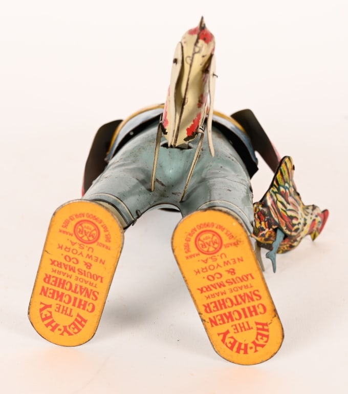 MARX TIN WINDUP CHICKEN SNATCHER - 5
