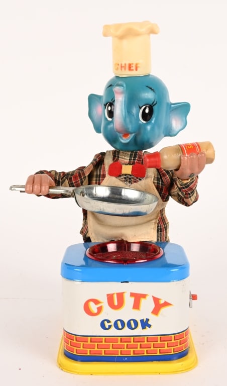 JAPAN BATTERY OP CUTTY COOK ELEPHANT (1 of 7)
