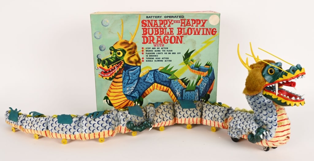 MARX BATTERY OP SNAPPY BUBBLE BLOWING DRAGON wBOX (1 of 20)