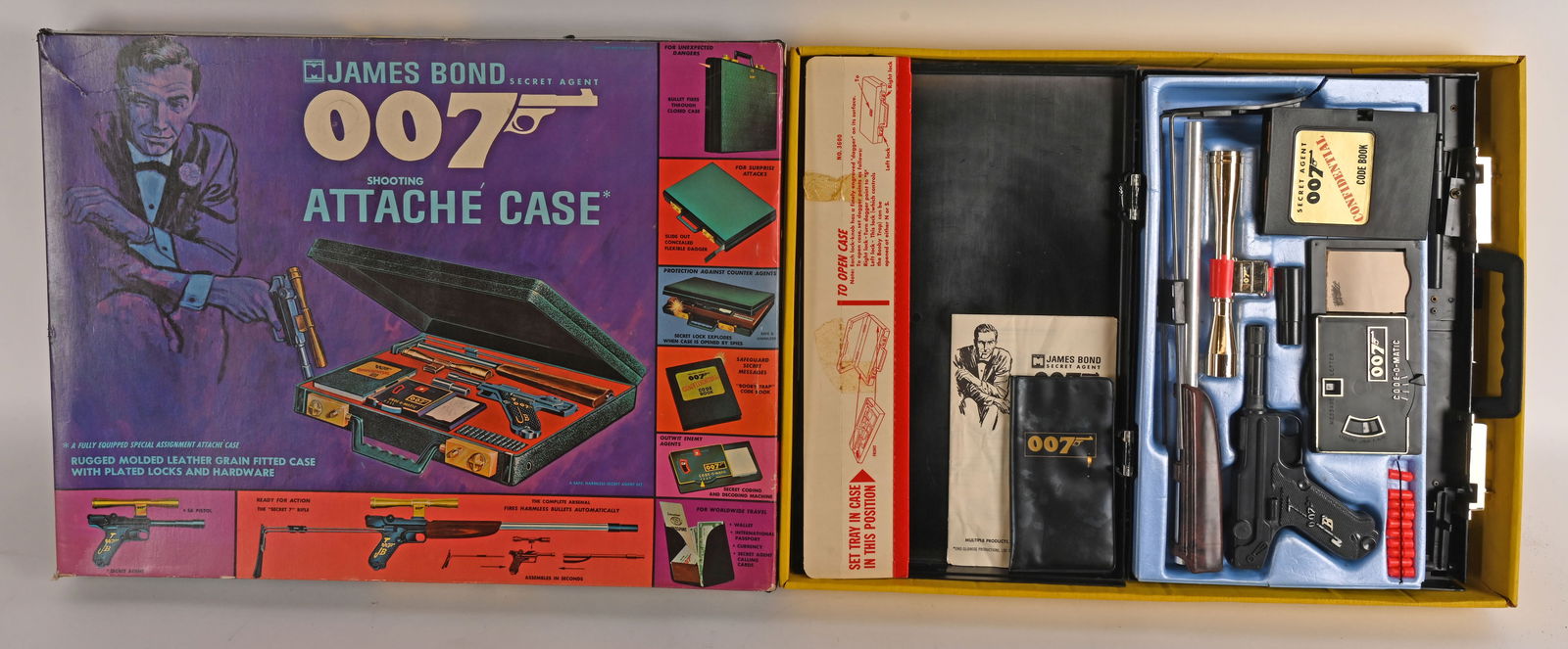 MULTIPLE JAMES BOND SHOOTING ATTACHE CASE w/BOX (1 of 10)