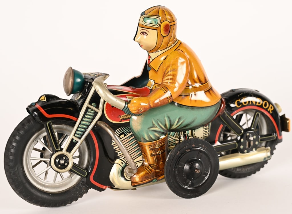 I.Y. JAPAN TIN FRICTION CONDOR MOTORCYCLE (1 of 6)