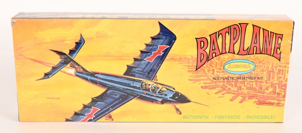 1966 AURORA BATMAN BATPLANE MODEL KIT MIB (1 of 6)