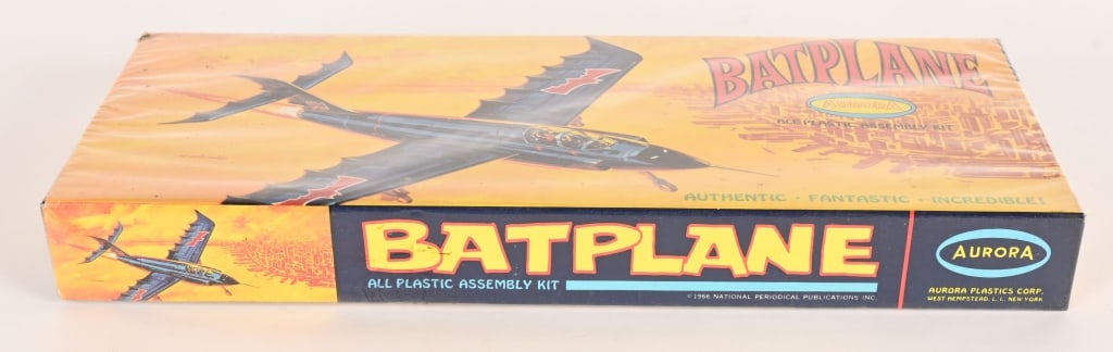1966 AURORA BATMAN BATPLANE MODEL KIT MIB - 3