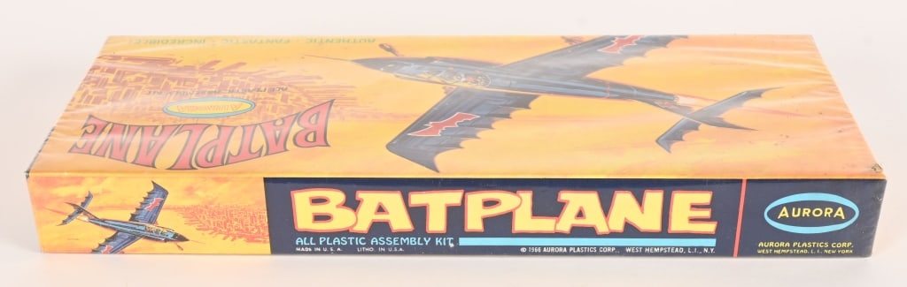 1966 AURORA BATMAN BATPLANE MODEL KIT MIB - 5