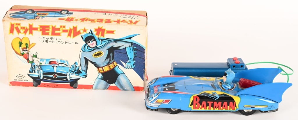 AOSHIN SHOTEN BATTERY OP BATMOBILE w/ BOX (1 of 11)