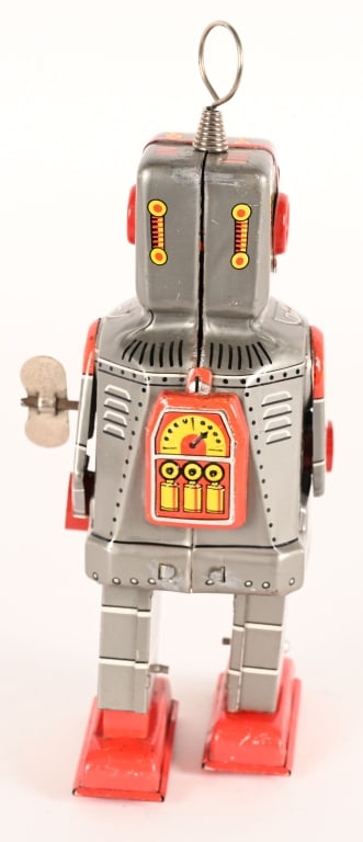 KO TIN WINDUP LITHO SPARKY ROBOT - 3